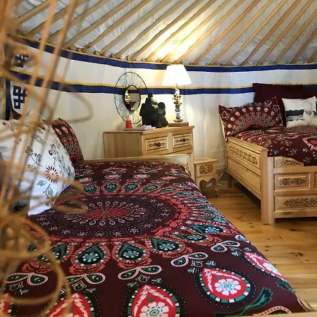 Tente de luxe Eco Yourte Les Airelles D'isabelle Saint-Anthème